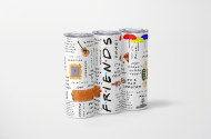 FRIENDS Themed Skinny Tumbler – 600ml