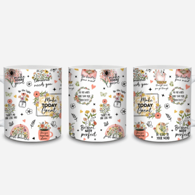 Motivational Quote Mug – Daily Dose of Positivity