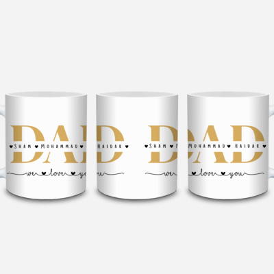 Custom Dad Mug – From the Ones Who Love Him Most
