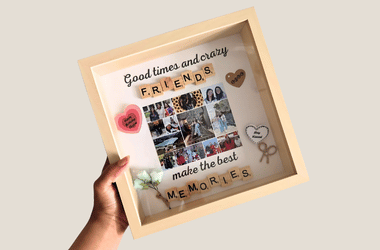 Shadow Box Frame – Crazy Friends, Best Memories