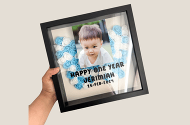 Shadow Box Frame - Minimalist Butterfly