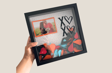 Shadow Box Frame  - Personalised XOXO